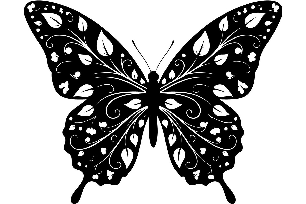 Decorative Butterfly Silhouette, an Object Graphic by Creativeshirt (Photo 14 of 16)