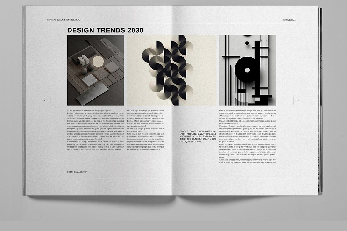 Grayscale Lifestyle Brochure, a Brochure Template by Boris Cupac (Photo 7 of 7)