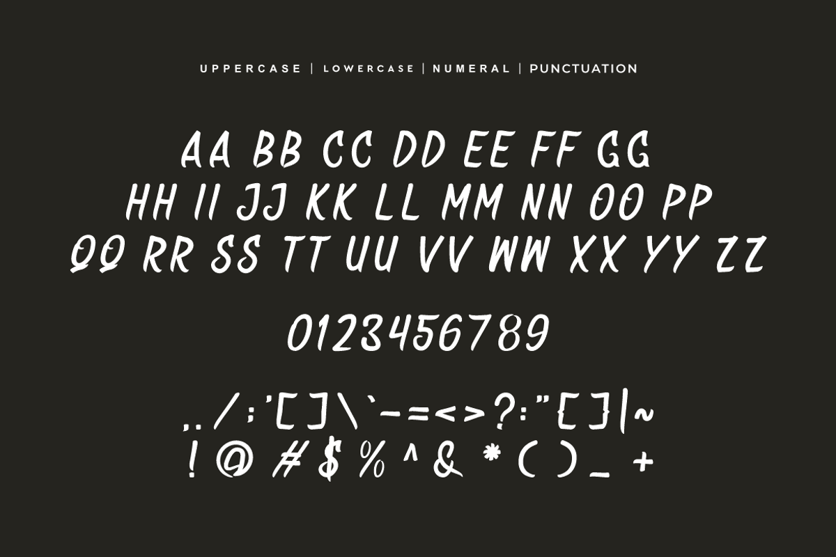 Burger Saouce - Food Font, a Handwritten Font by QR Design Studio (Photo 6 of 7)