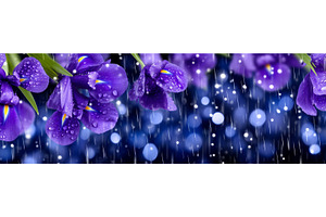 A close-up view of a blue blossom, a Nature Photo by ZinetroN