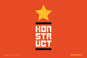 KONSTRUCT - A Block Style Font, a Sans Serif Font by Komet & Flicker (Thumbnail 14 of 15)
