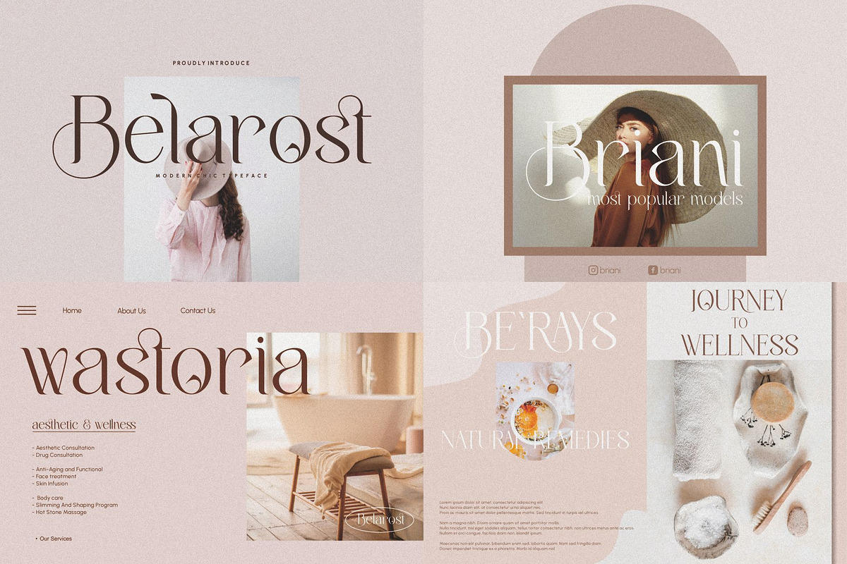MODERN LIGATURES FONTS BUNDLES, a Serif Font by Penatic Studio (Photo 4 of 13)