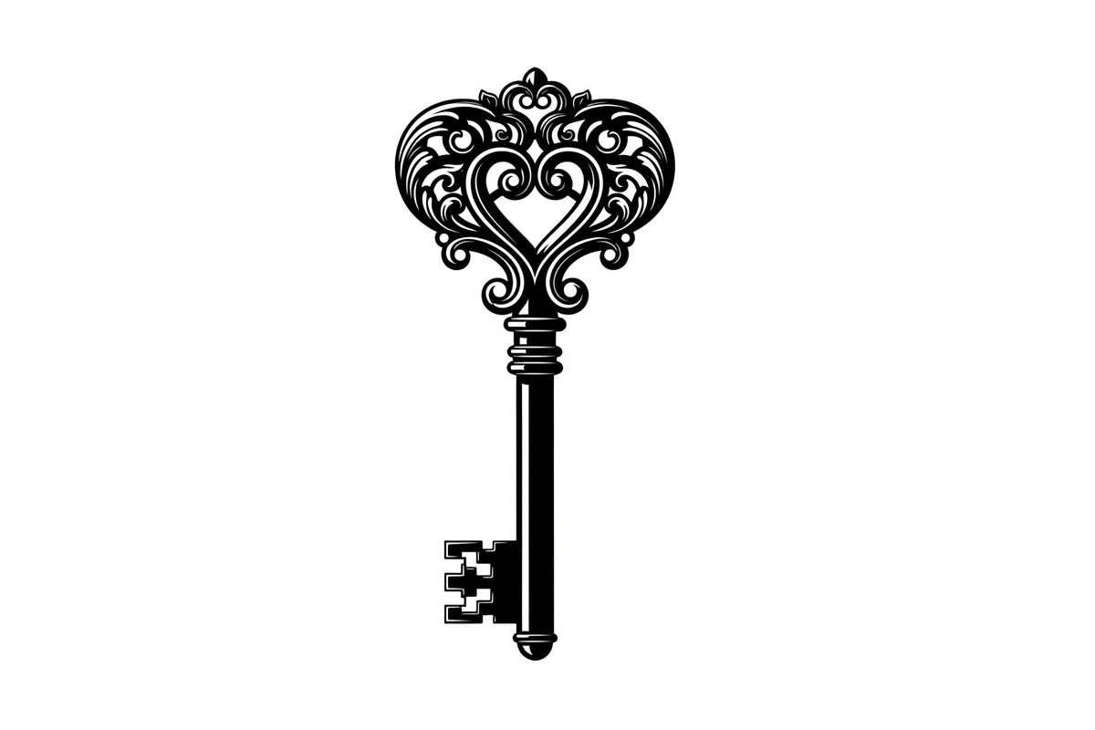 Vintage Skeleton Key Bundle, an Illustration by Gaye Art (Photo 26 of 31)