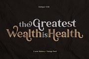 Ambigue Wild Modern x Vintage Serif, a Serif Font by Wandery Supply (Thumbnail 9 of 22)