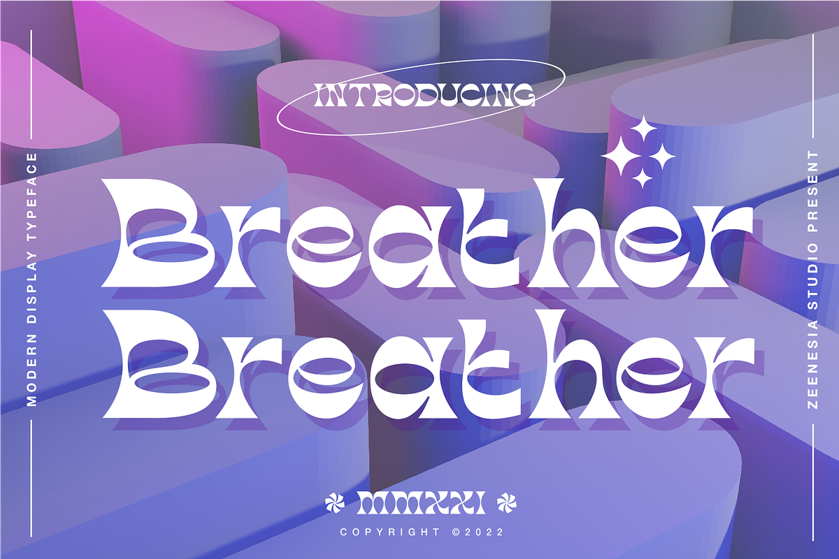 Breather - Modern Serif Typeface, a Serif Font by zeenesia (Photo 1 of 15)