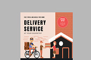 Online Home Delivery Service, a Flyer Template by MightyDesign (Thumbnail 4 of 8)