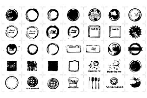 35 Vector Craft Stamps