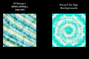 Pastel Tie Dye Backgrounds