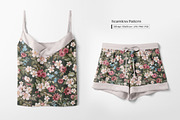 Gentle Bloom Vintage Pattern, a Pattern Graphic by Yello_illustration (Thumbnail 8 of 18)