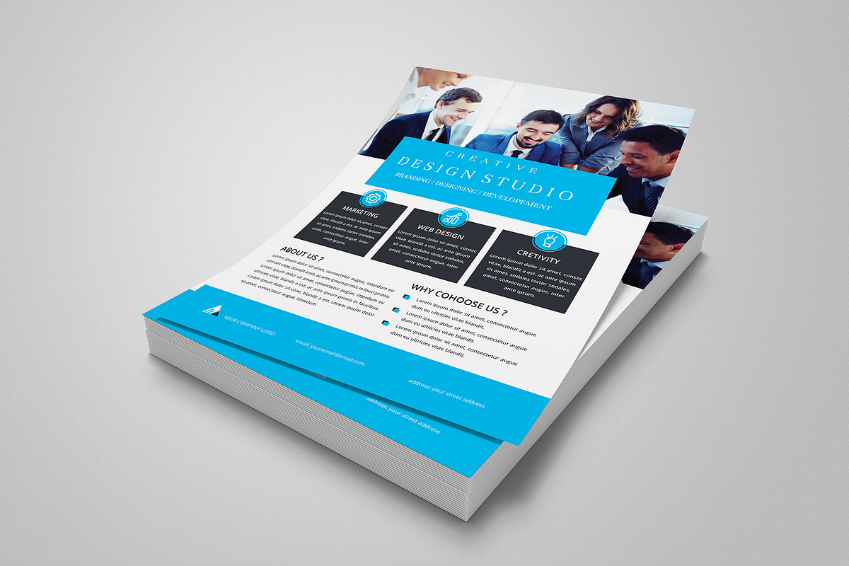 Business Flyer Template, a Flyer Template by Mazharul Islam (Photo 5 of 8)
