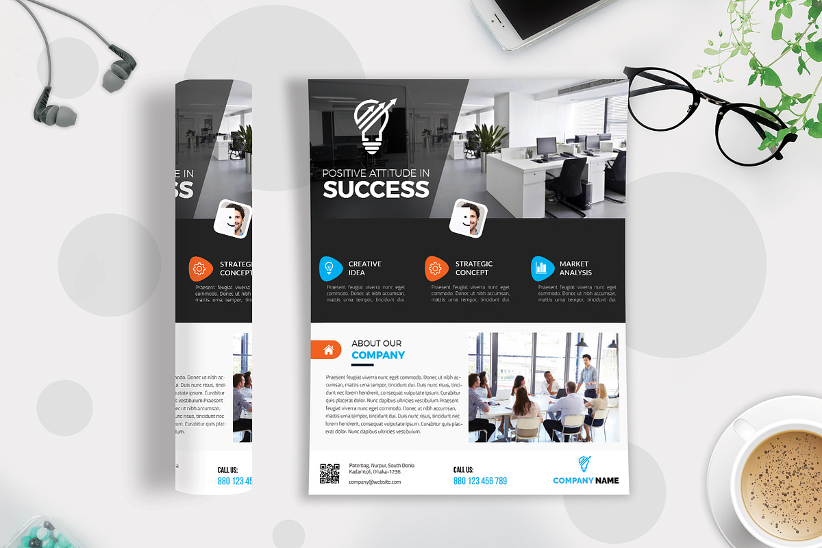 50+ Business Flyers Bundle, a Flyer Template by Imagine Design Studio (Photo 41 of 52)