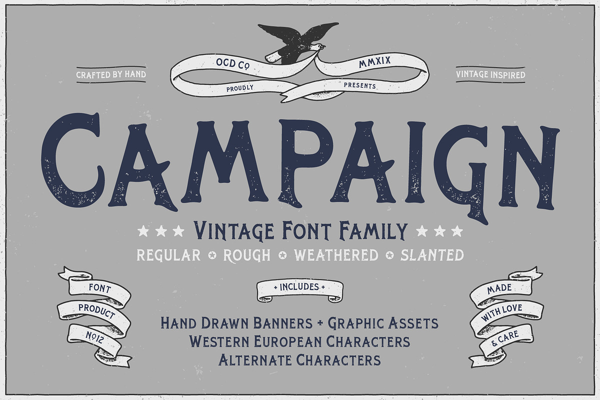 The Vintage Wartime Collection, a Font by OPENCITYDESIGNCO (Photo 15 of 25)
