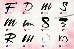 Procreate 5 Lettering Brushes