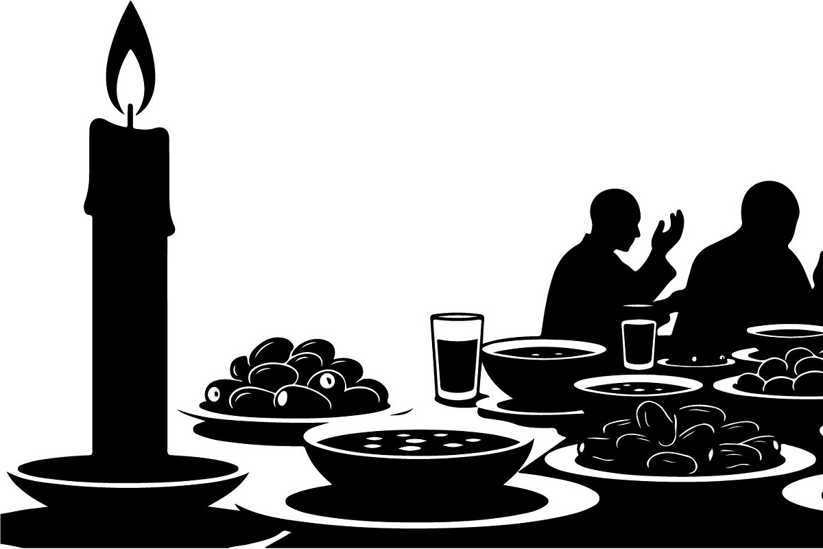 50 Ramadan Iftar Silhouette Bundle, an Illustration by Gfx_Store (Photo 26 of 49)