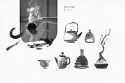 Asia. Ink paintings., an Illustration by Dinkoobraz (Thumbnail 7 of 20)