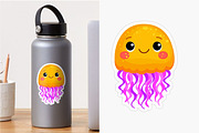 Cute Underwater World Cliparts Set, a Pattern Graphic by ChubbyBunny Art (Thumbnail 10 of 12)