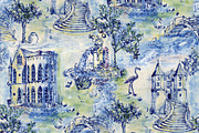 Fantasy Castle pattern, a Pattern Graphic by YvY (Thumbnail 3 of 4)