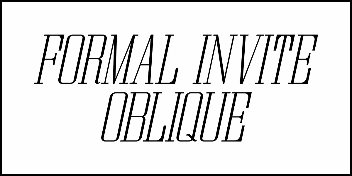 Formal Invite JNL, a Serif Font by Jeff Levine Fonts (Photo 4 of 5)