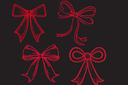 Valentine Coquette Ribbon Clipart, an Illustration by Designworld (Thumbnail 2 of 5)
