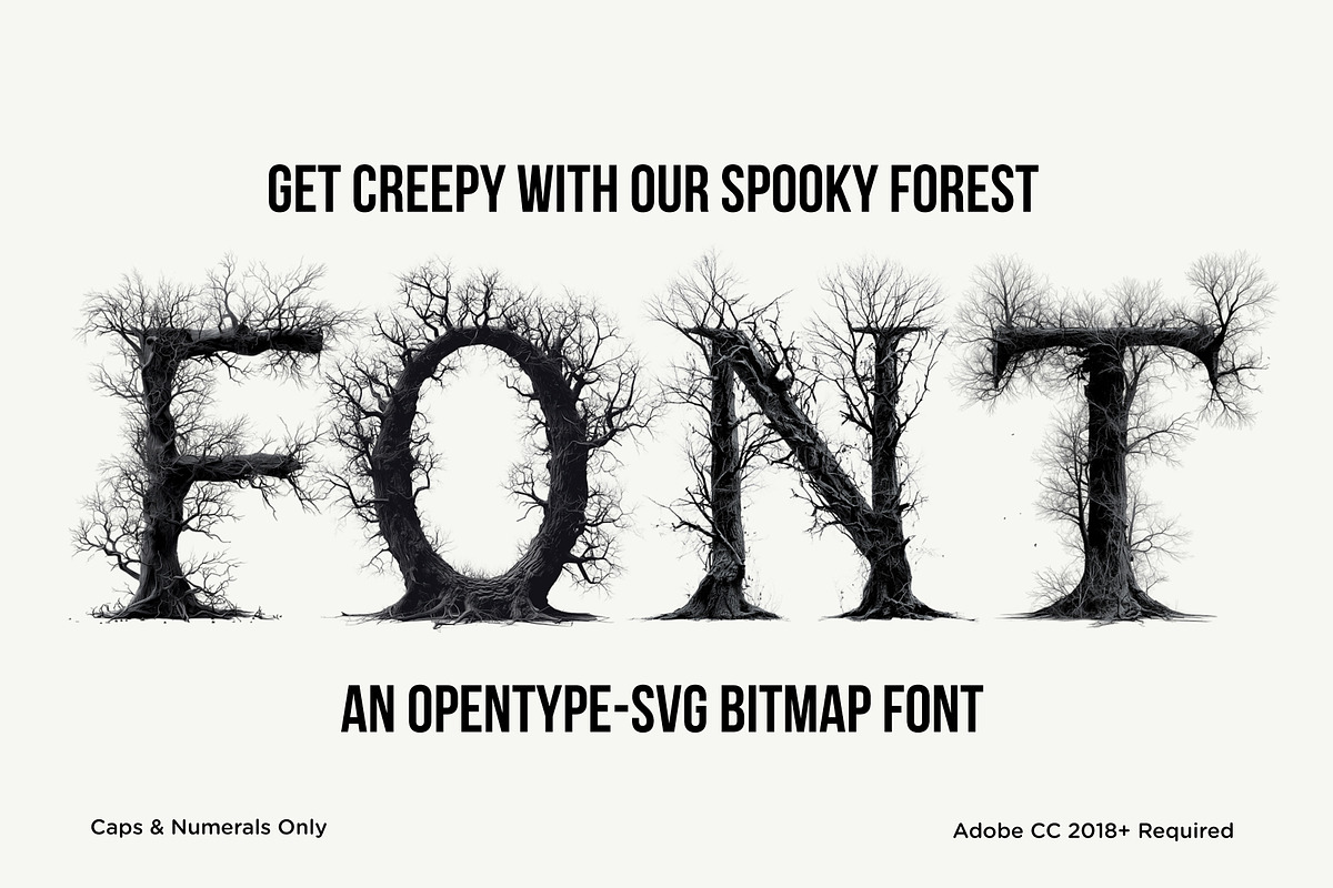 Spooky Forest, a Serif Font by Loudoun Design Co. (Photo 1 of 6)