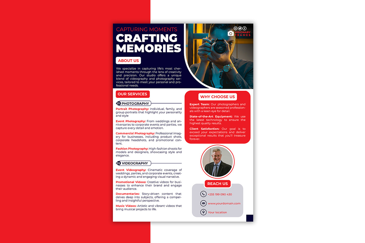 9 A4 Professional Flyer Templates, a Marketing Template by Triple M Graphics (Photo 5 of 10)
