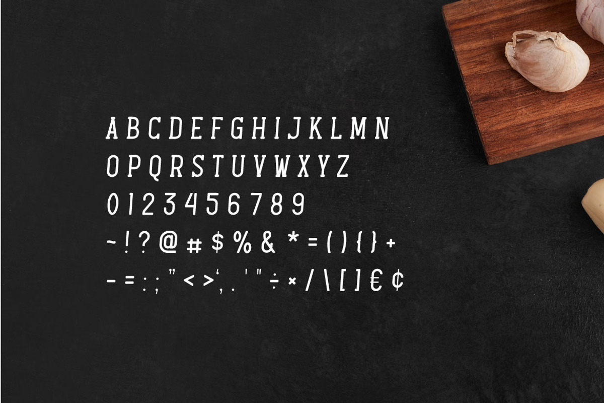 Garlic - Slab Serif Font, a Slab Serif Font by Mightyfire (Photo 2 of 3)