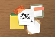 Paper Note Set, an Object Graphic by Beatriz Gascón (Thumbnail 1 of 5)