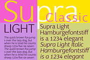 Supra Classic 6-Pack, a Sans Serif Font by Wiescher Design (Thumbnail 2 of 4)