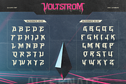 Voltstrom, a Sans Serif Font by Burntilldead (Thumbnail 8 of 12)