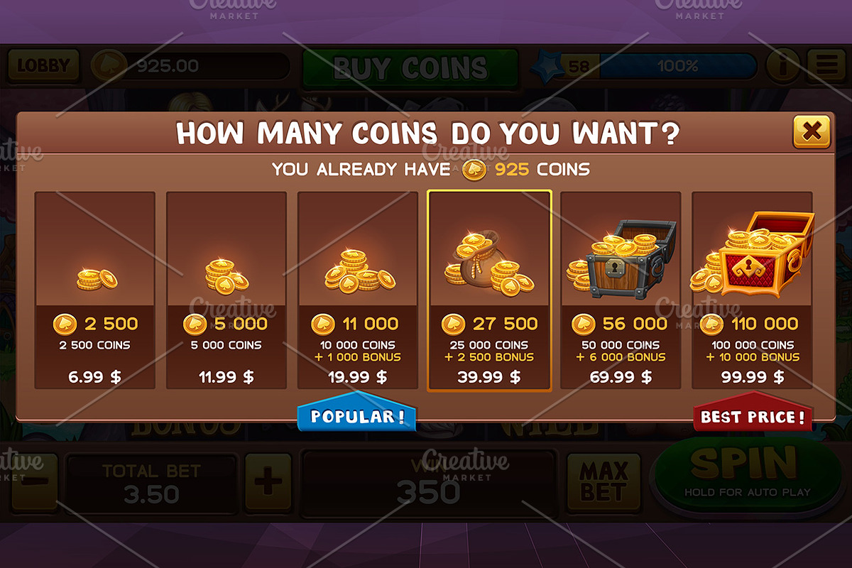 Enchanted Valley Slots game KIT, an Illustration by Saranai Store (Photo 6 of 10)