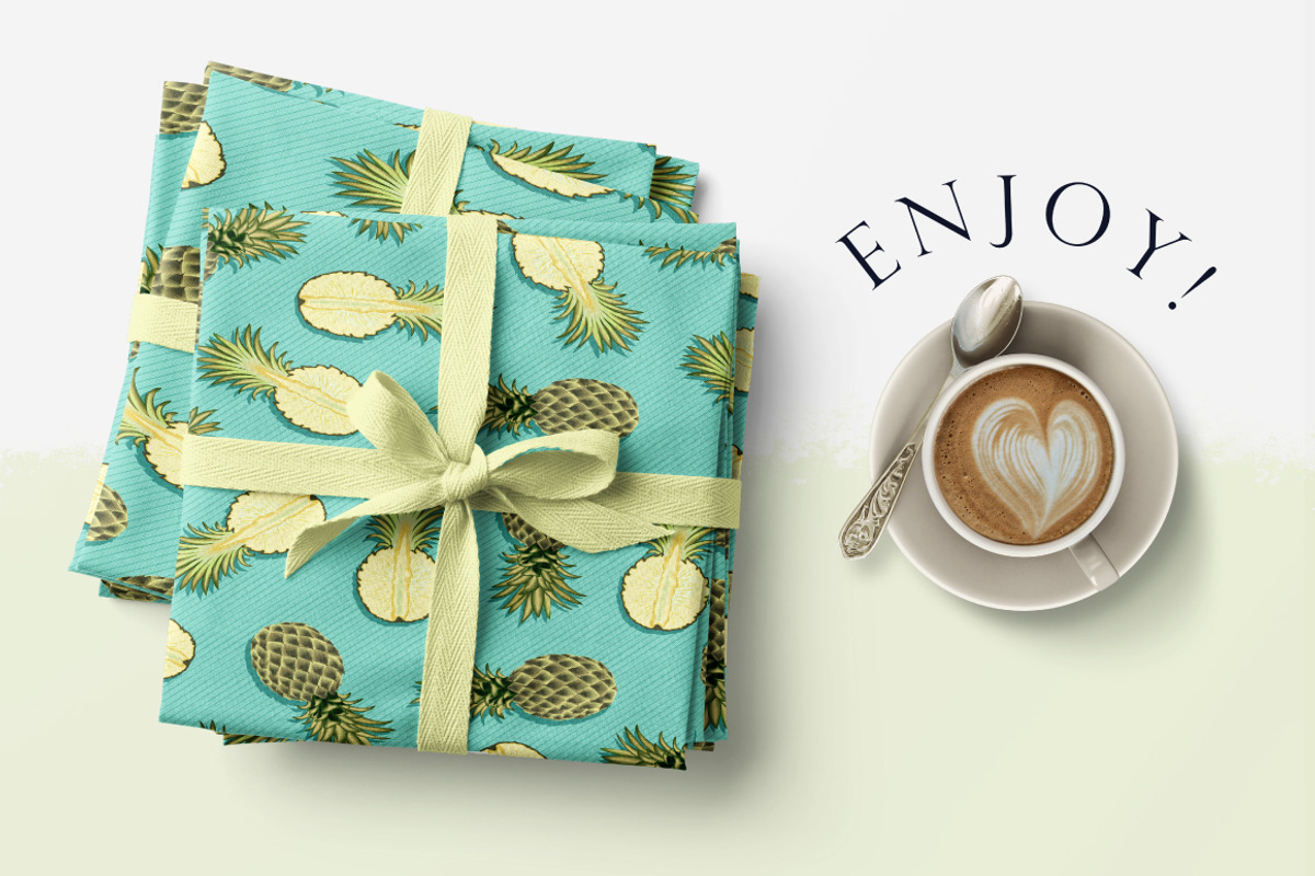 Pineapples - pattern, a Pattern Graphic by Yummy (Photo 7 of 7)