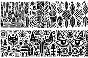 Vintage Flowers Folk Art, a Decorative Illustration by devastd (Thumbnail 23 of 28)