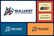 Simple & Modern Bull Mascot Logo, a Branding & Logo Template by Suhandi (Thumbnail 1 of 5)
