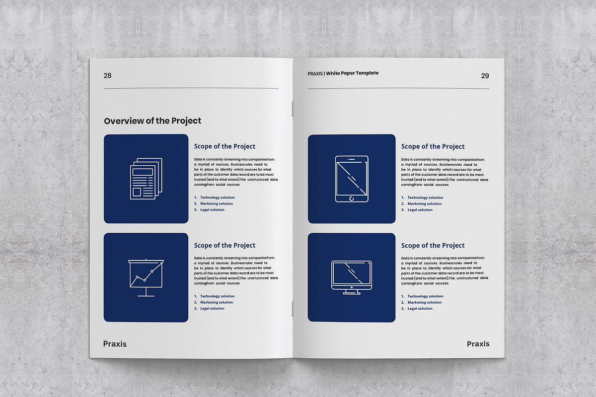 White Paper Template, a Brochure Template by azadcsstune (Photo 10 of 15)