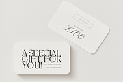 Editorial Gift Card Template Canva, a Marketing Template by LePosey Studio (Thumbnail 2 of 7)