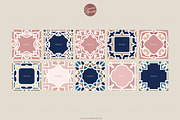 Moroccan Tiles Vintage Backgrounds, a Background Graphic by Euonia Meraki (Thumbnail 3 of 8)