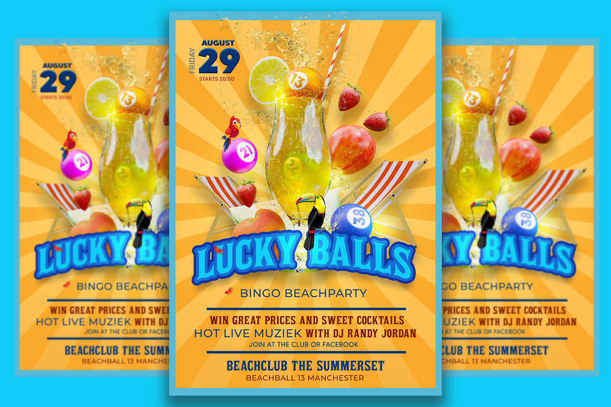 Summer Bingo Flyer, a Flyer Template by Art and Flyers (Photo 1 of 2)