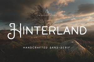 Hinterland - Handcrafted Sans-Serif