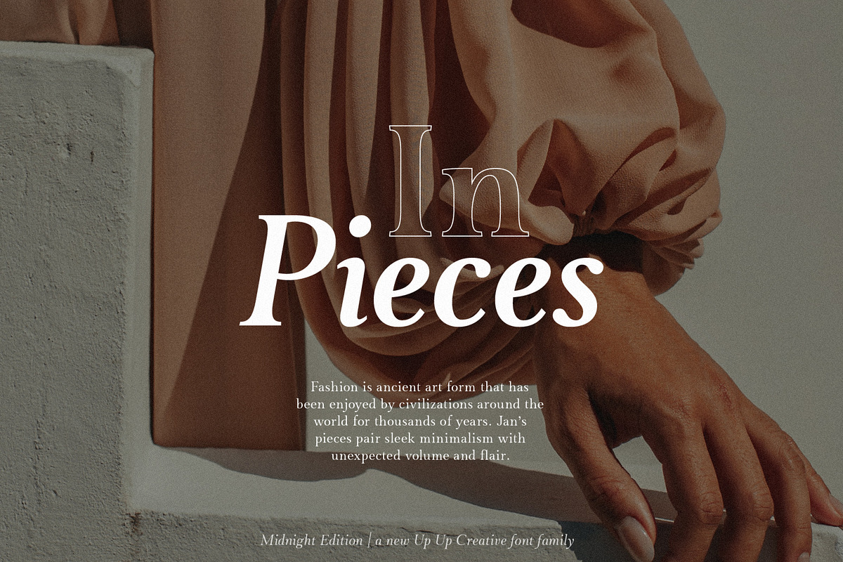 Midnight Edition Complete - 14 Fonts, a Serif Font by Up Up Creative (Photo 6 of 14)