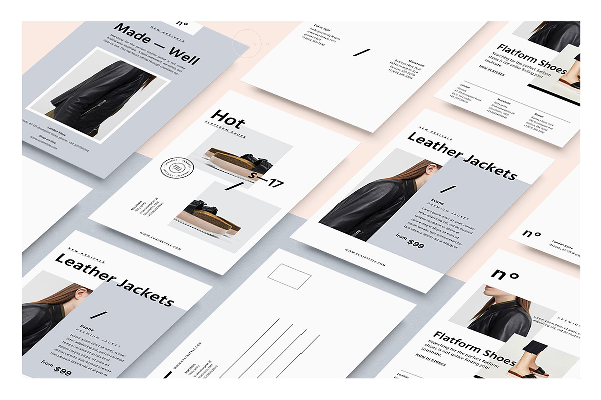 Set of Promo Cards • Éva, a Flyer Template by Nonola (Photo 8 of 9)