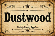 Dustwood, a Slab Serif Font by Wow Magic (Thumbnail 1 of 6)