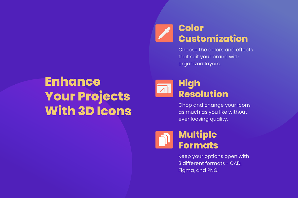 3D Digital Marketing Icons, a 3D by Flat Icons (Photo 3 of 5)