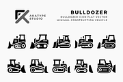 Bulldozer Icon Vector, an Icon by Akatype Studio (Thumbnail 1 of 3)