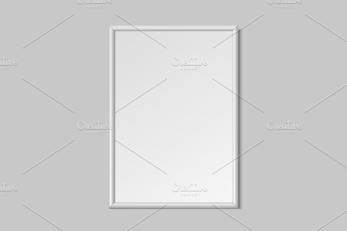 Realistic vertical frame, a Print Template by Sunny
