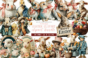 Vintage Easter Clipart, an Illustration by DreamArtGraphic (Thumbnail 1 of 4)