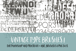 Vintage Type 1 Brush For PS/PRO