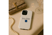 iPhone Tough Phone Case Mockup, an iPhone Mockup by UrbanMockupsStore (Thumbnail 1 of 5)