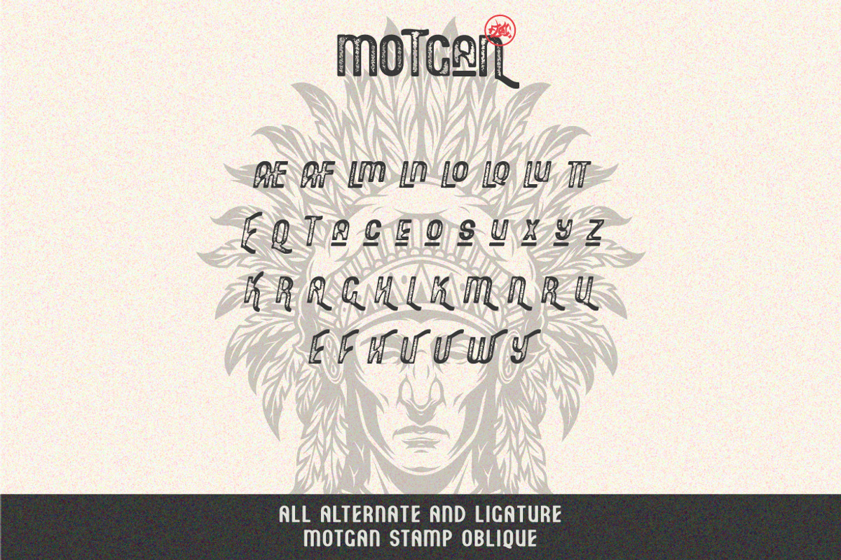 Motgan - Vintage Font, a Sans Serif Font by Vava Aryanto (Photo 14 of 16)
