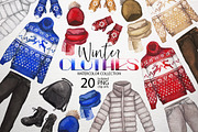Watercolor winter colletion, a Decorative Illustration by Ekaterina Glazkova (Thumbnail 2 of 6)