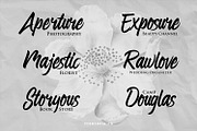 Preteoria Script, a Script Font by edukka (Thumbnail 8 of 10)